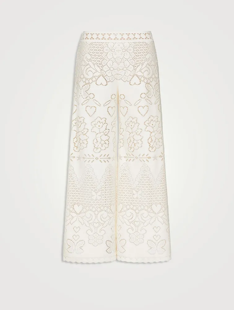 Hearts Blanket Lace Culottes