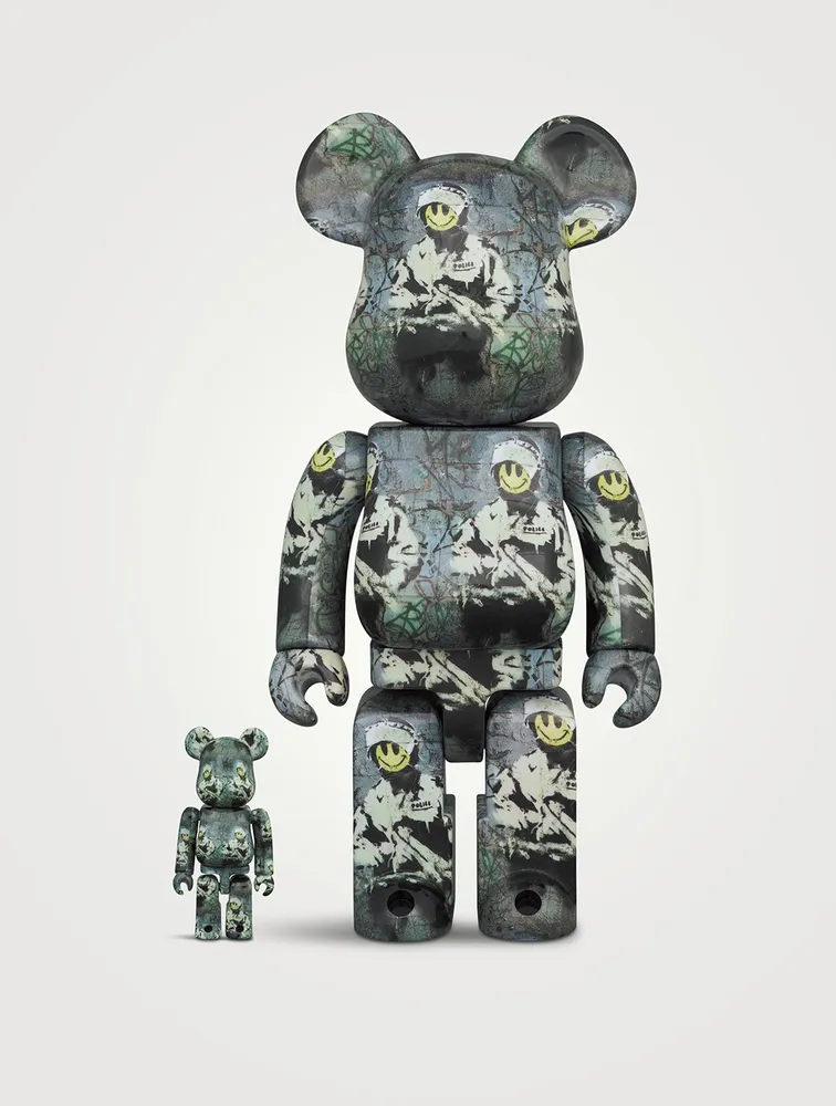 Riot Cop 100% & 400% Be@rbrick Set
