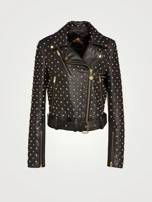 Ruby Leather Moto Jacket