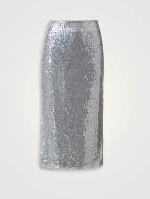 Sequin Pencil Skirt