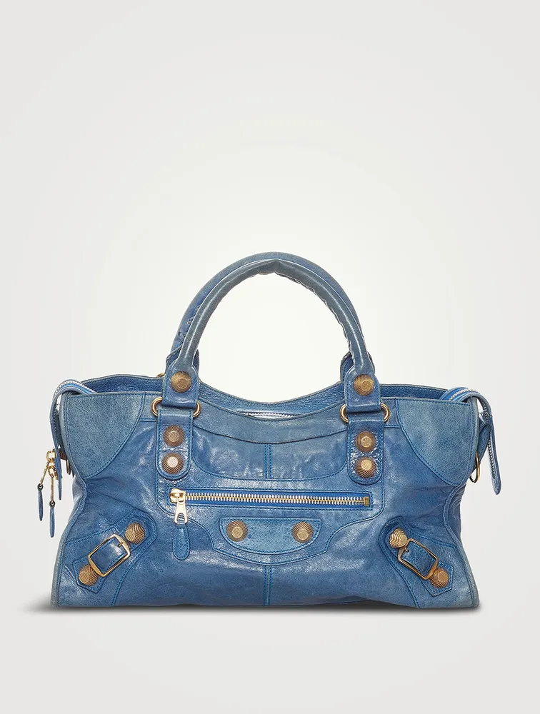 Pre-Loved Motocross Part Time Giant 21 Leather Satchel