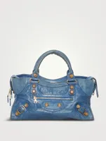 Pre-Loved Motocross Part Time Giant 21 Leather Satchel