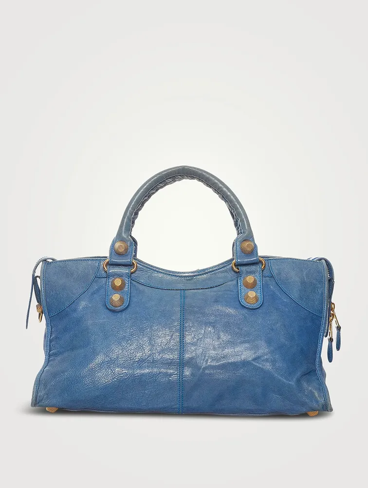 Pre-Loved Motocross Part Time Giant 21 Leather Satchel