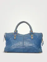 Pre-Loved Motocross Part Time Giant 21 Leather Satchel
