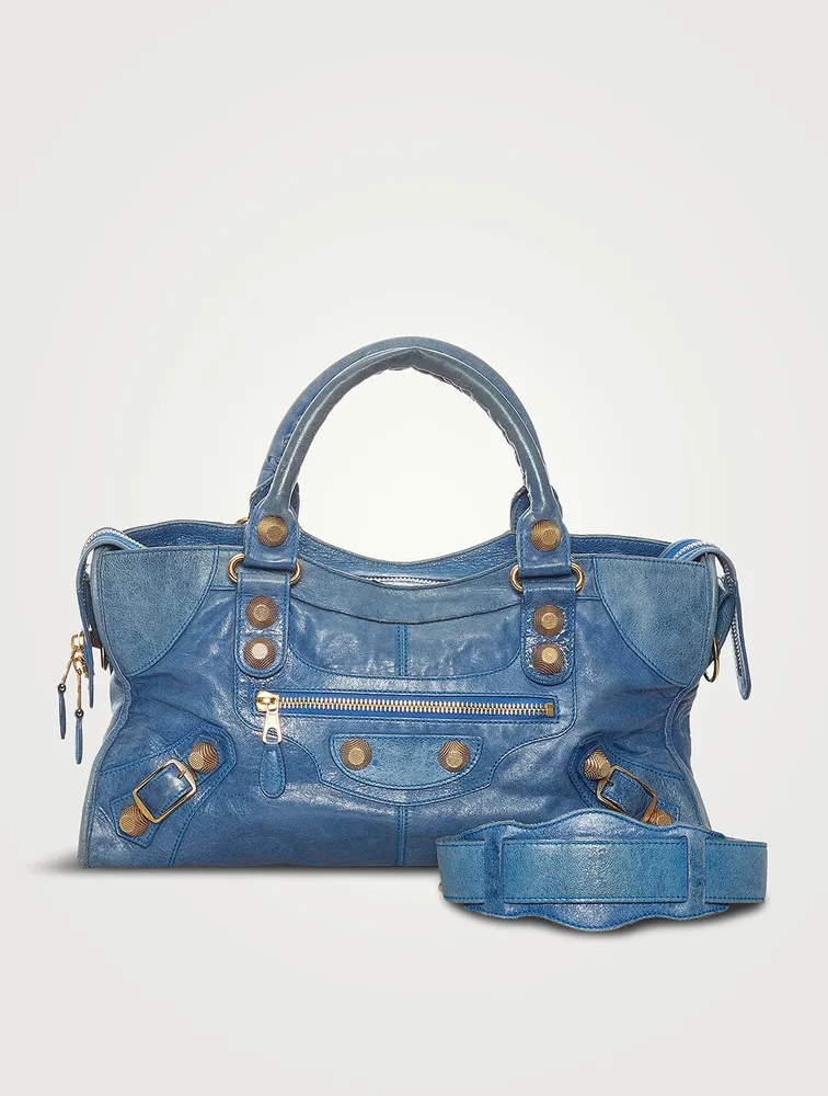 Pre-Loved Motocross Part Time Giant 21 Leather Satchel