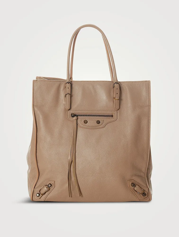 Pre-Loved Papier A5 Leather Tote Bag