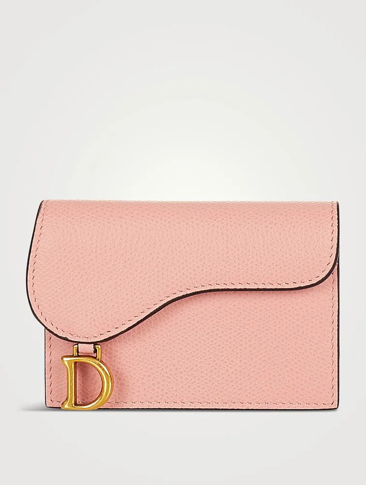 Pre-Loved Saddle Leather Card Holder