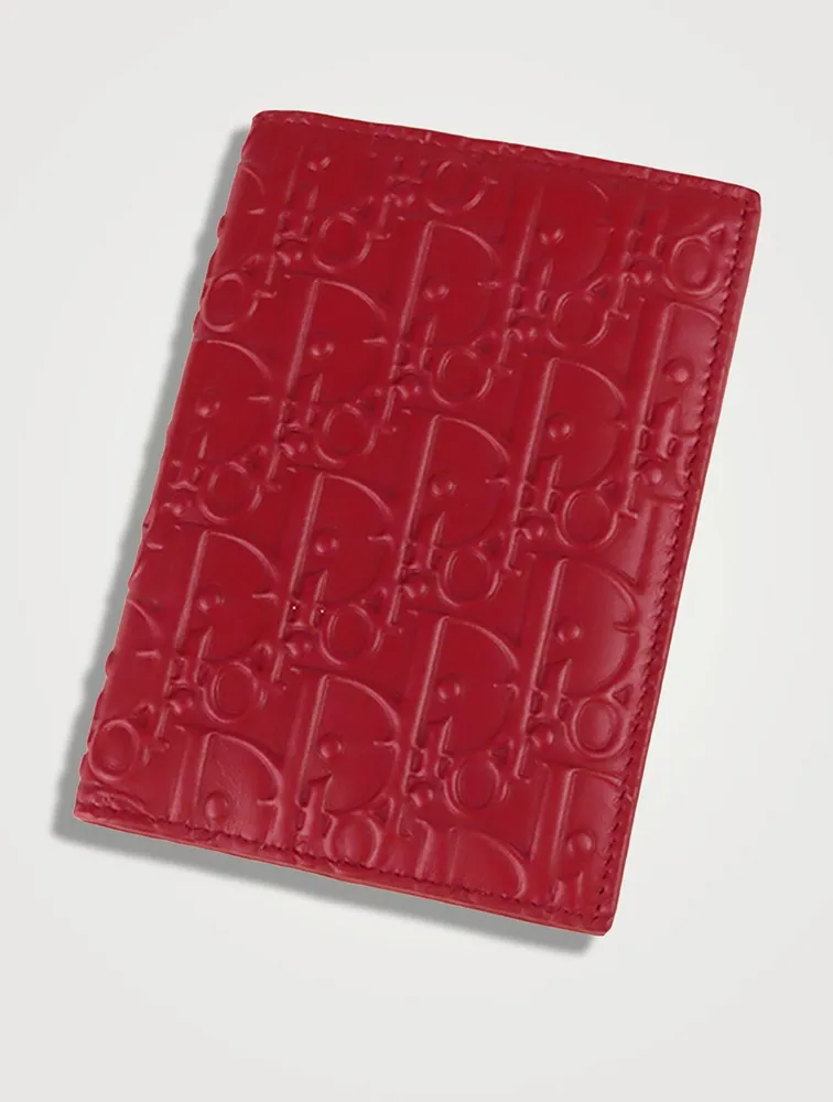 Pre-Loved Dior Oblique Leather Passport Cover