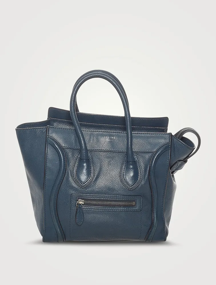Pre-Loved Luggage Leather Tote Bag