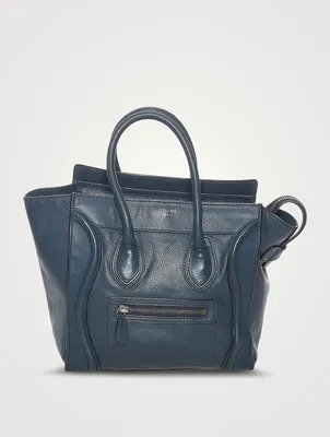 Pre-Loved Luggage Leather Tote Bag