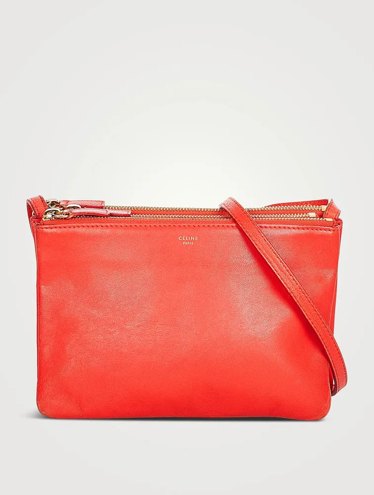 Pre-Loved Trio Leather Crossbody Bag