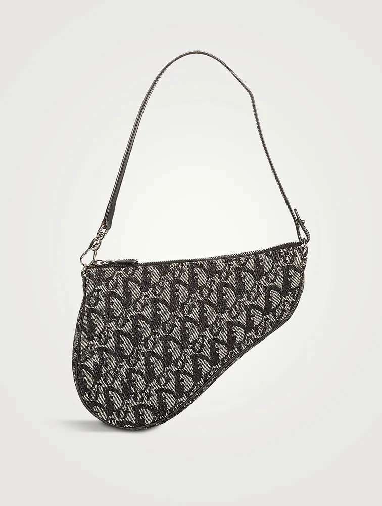 Pre-Loved Mini Dior Oblique Saddle Bag