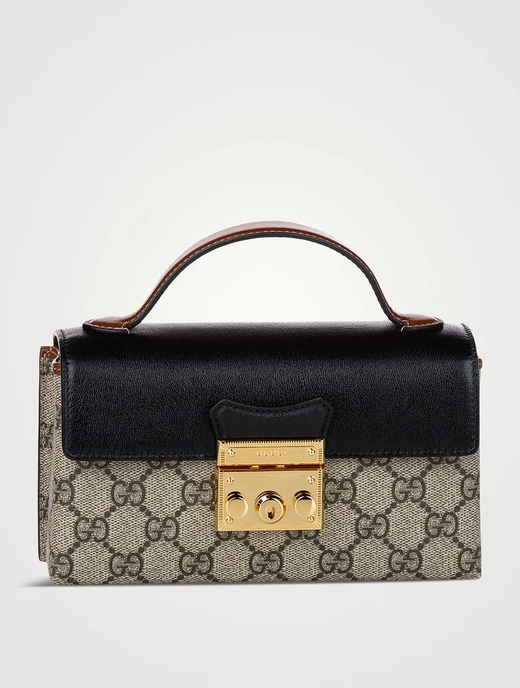 Pre-Loved GG Supreme Padlock Crossbody Bag