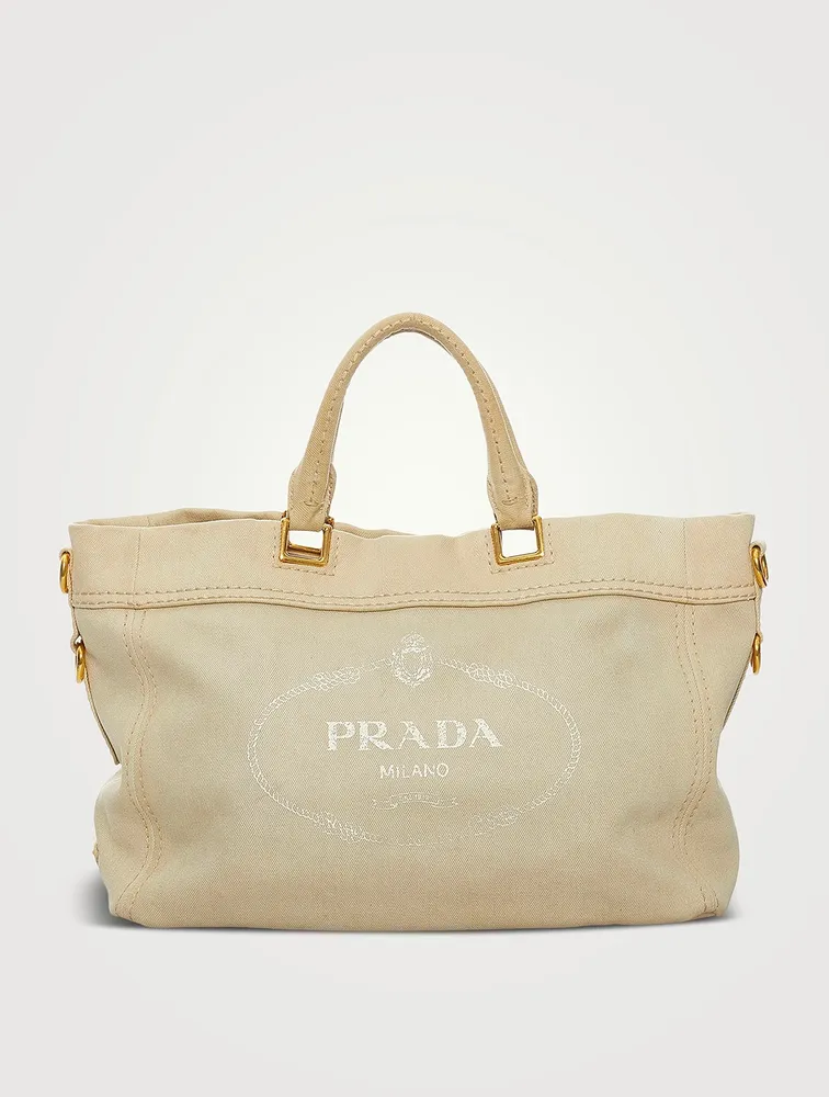 Pre-Loved Canapa Logo Canvas Satchel