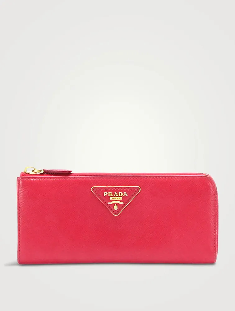 Pre-Loved Saffiano Leather Wallet