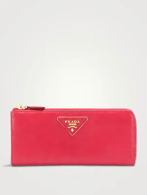 Pre-Loved Saffiano Leather Wallet