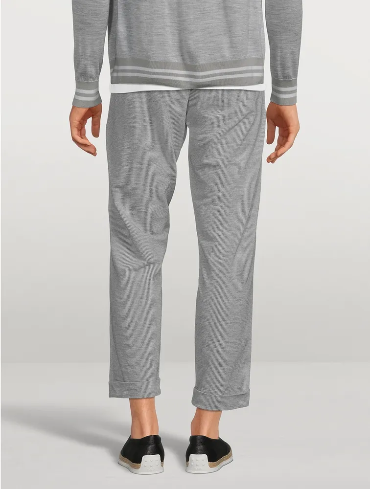 Wool Stretch Jogger Pants