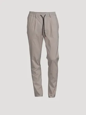 Nylon Stretch Chino Pants