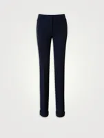 Marisa Stretch-Wool Bootcut Trousers