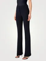 Marisa Stretch-Wool Bootcut Trousers