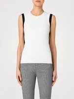 Colourblock Sleeveless Sweater