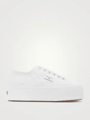 Alaïa x Superga Canvas Platform Sneakers
