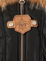 Trish Down Coat With Fur Hood