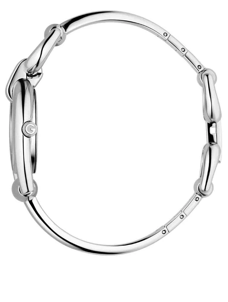 Horsebit Stainless Steel Bracelet Watch
