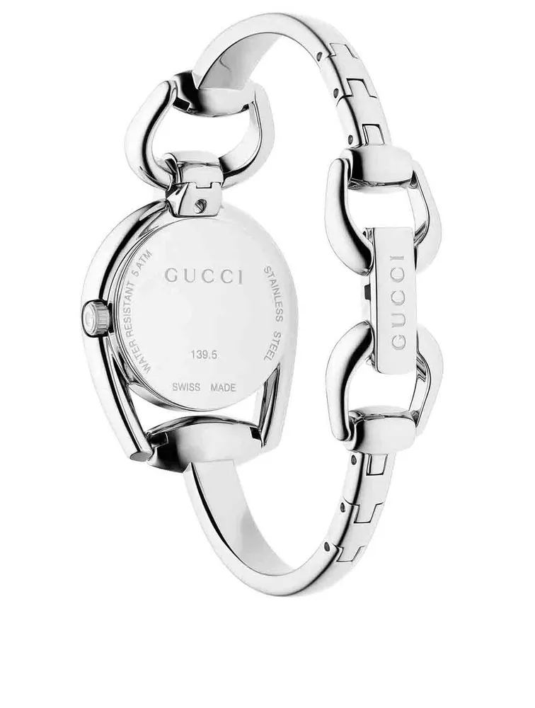 Horsebit Stainless Steel Bracelet Watch