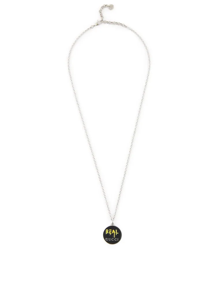 GucciGhost Sterling Silver Necklace
