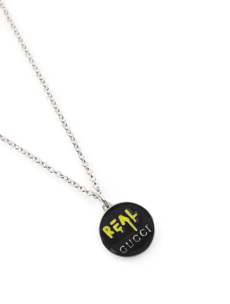 GucciGhost Sterling Silver Necklace