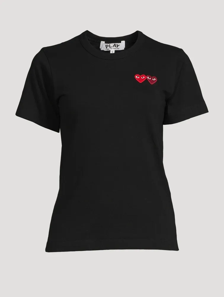 Cotton Double Heart T-Shirt