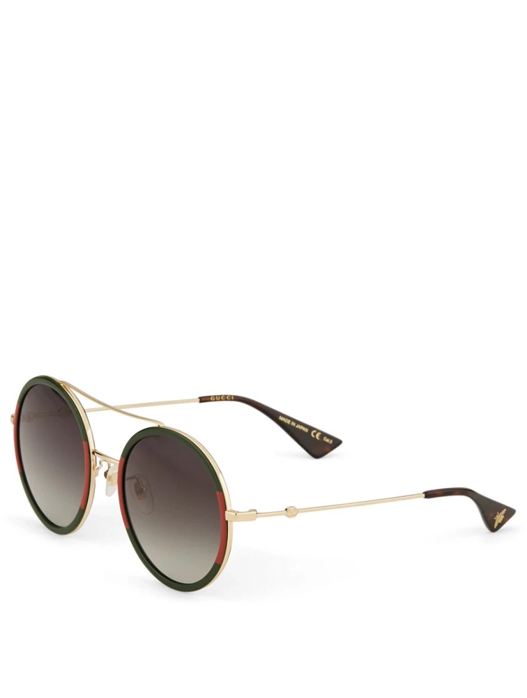 Round Aviator Sunglasses