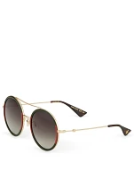 Round Aviator Sunglasses
