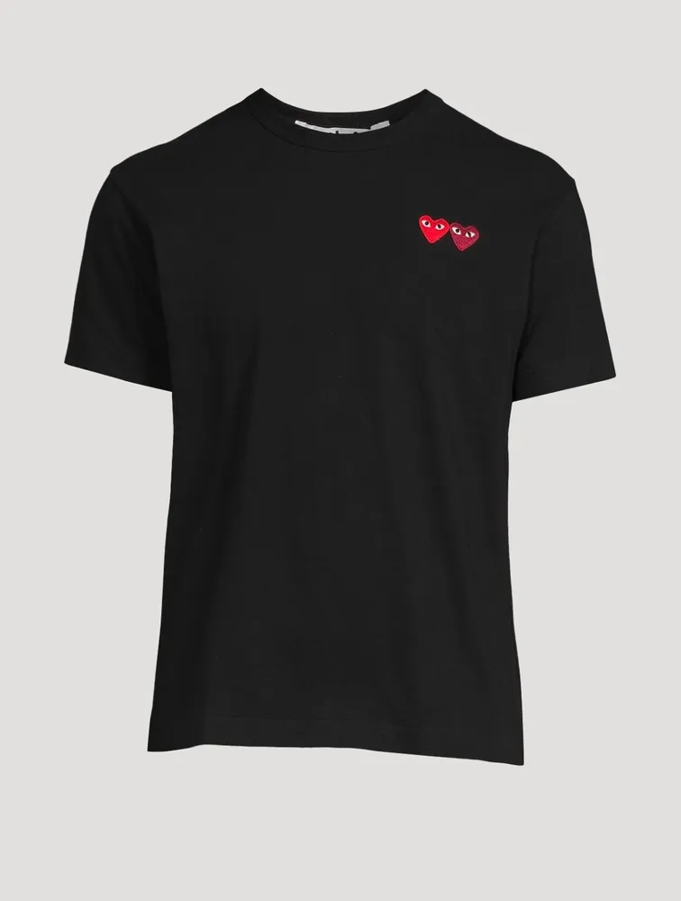 Double Heart Patch T-Shirt