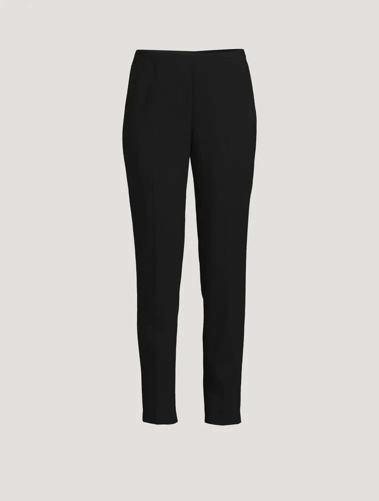 Wool Slim-Leg Pants