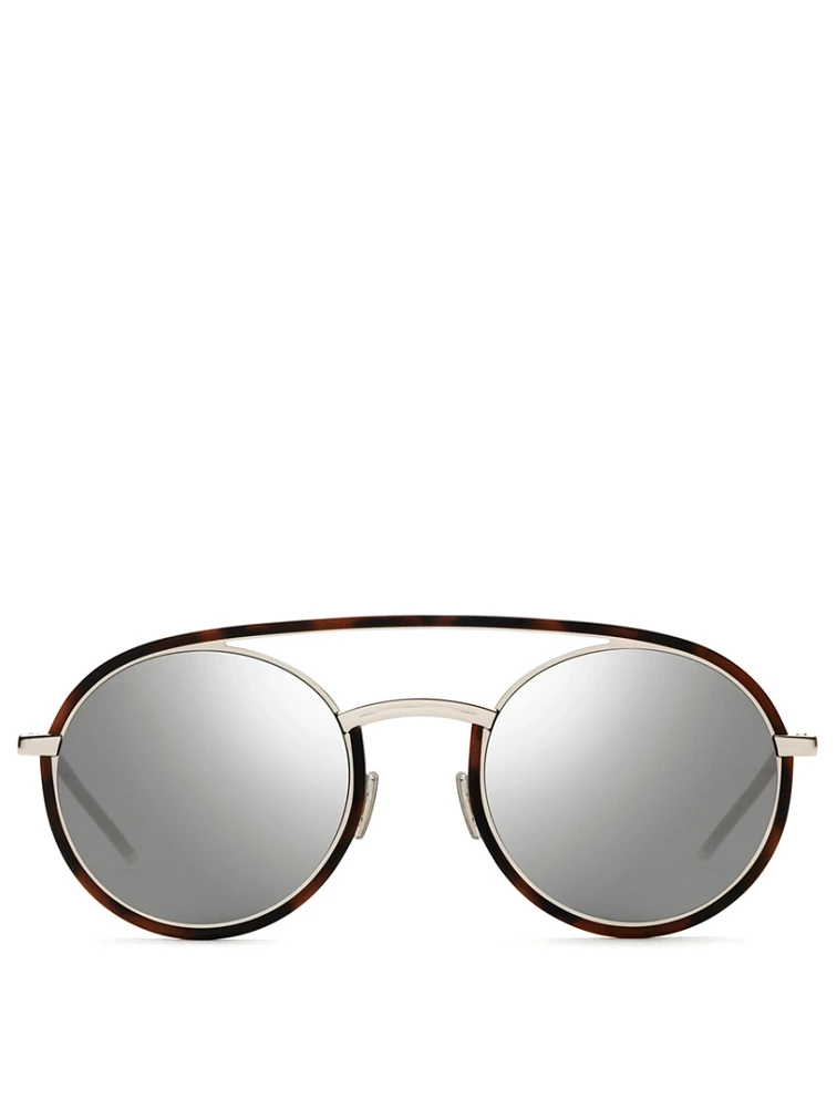DiorSynthesis01 Round Aviator Sunglasses