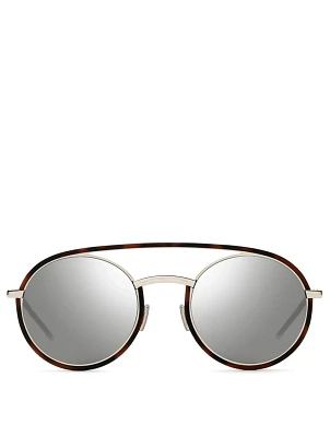DiorSynthesis01 Round Aviator Sunglasses