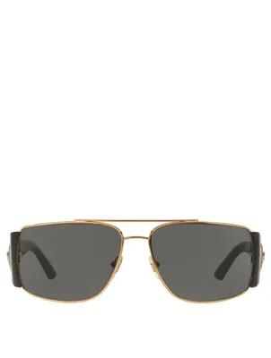 Square Aviator Sunglasses