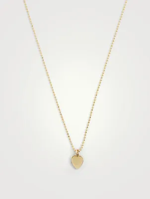 18K Gold Heart Necklace