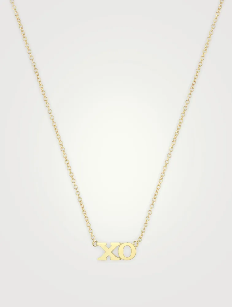 Gold XO Necklace