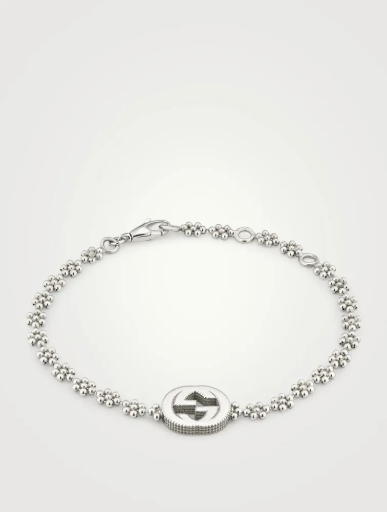 Interlocking G Sterling Silver Cuff Bracelet