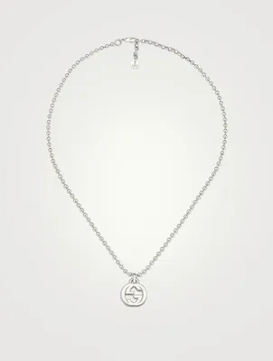 Interlocking G Sterling Silver Necklace