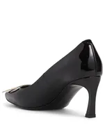 Belle Vivier Trompette Patent Leather Pumps