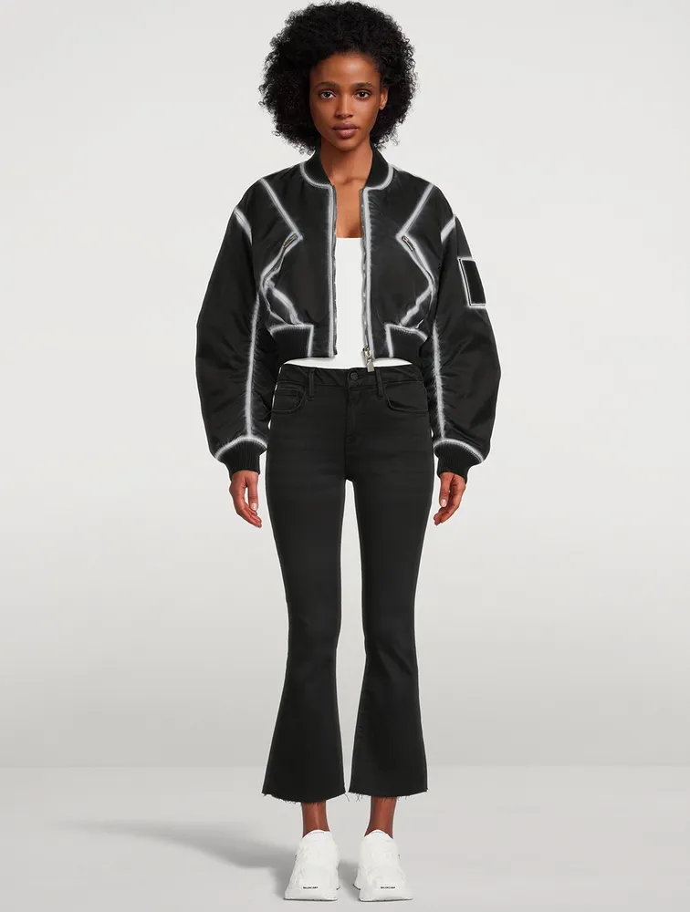 Le Crop Mini Bootcut Jeans