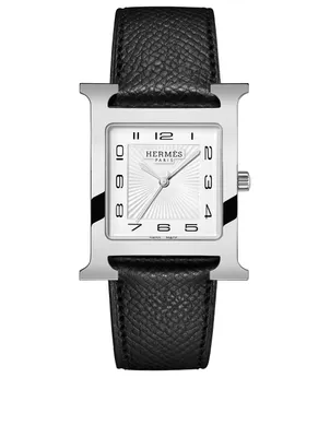 Heure H TGM Leather Strap Watch