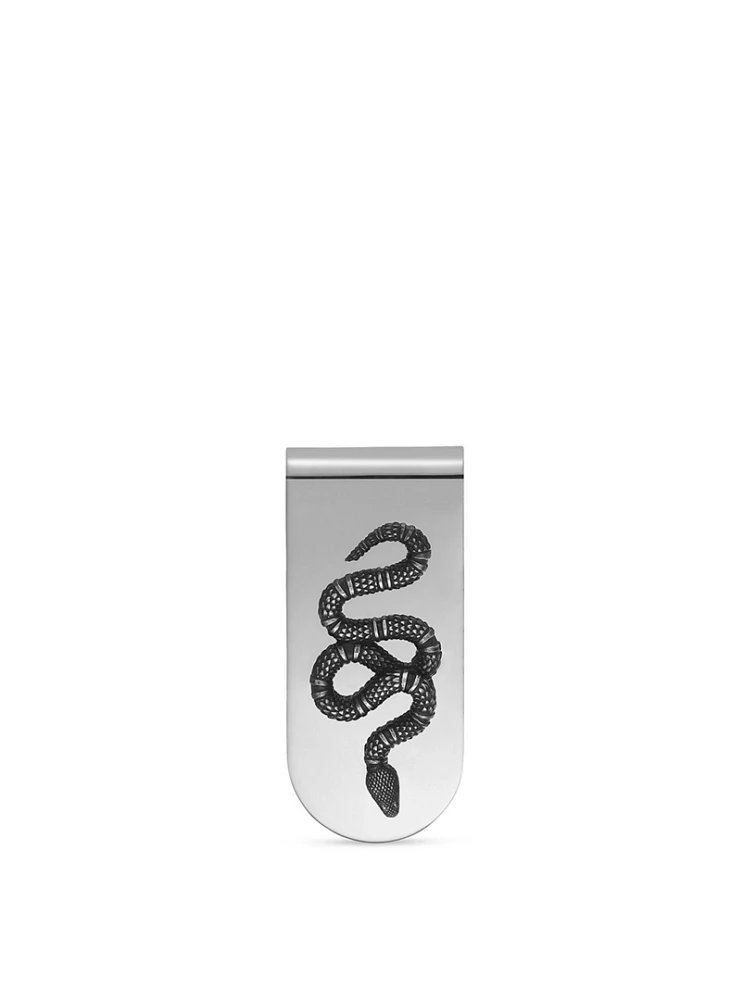 Sterling Silver Snake Money Clip