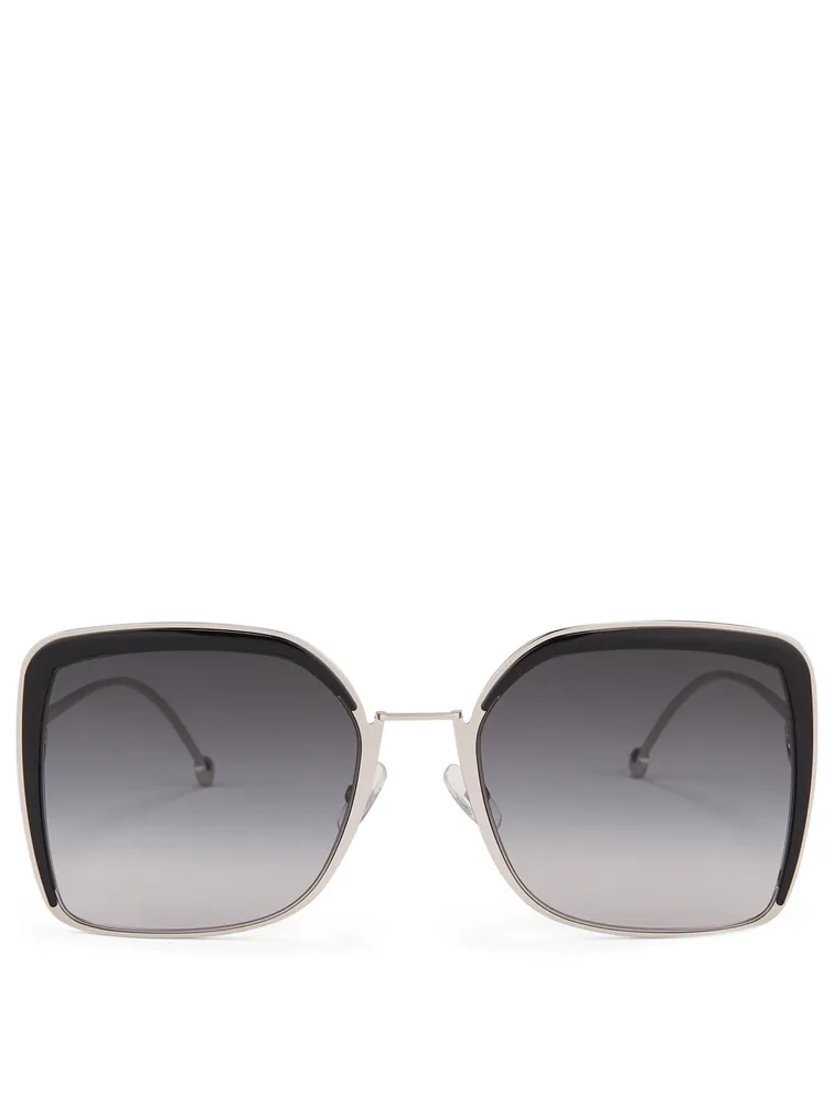 F is Fendi Square Sunglasses