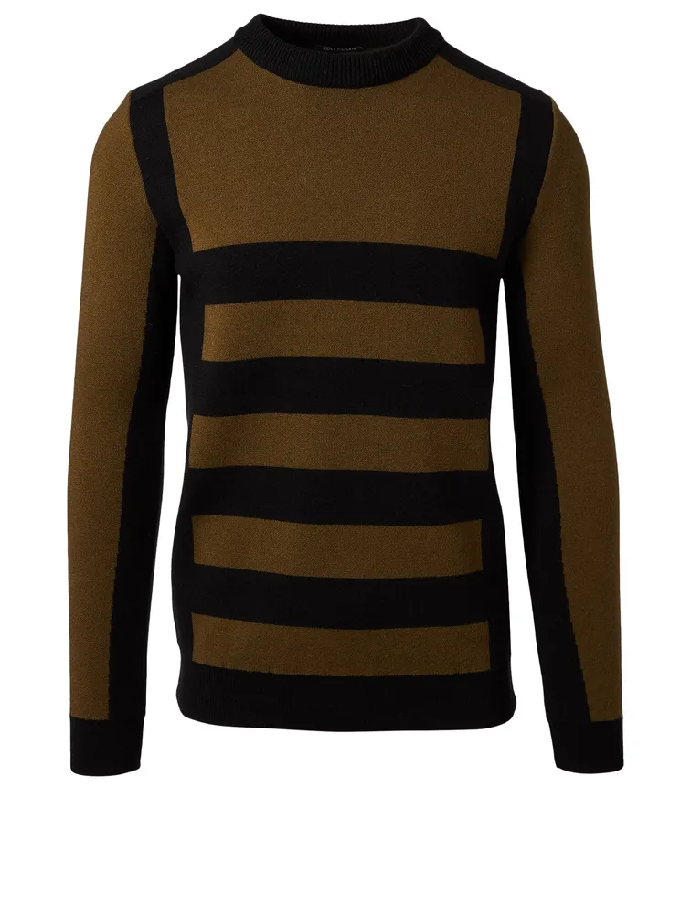 Nautical Wool Sweater Stripe