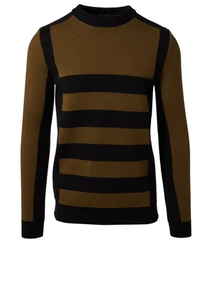 Nautical Wool Sweater Stripe